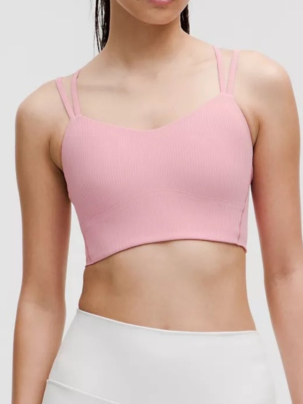 Like a Cloud Ribbed Longline Bra